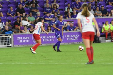 Orland Pride, 25 Ağustos 2018 'de Orlando Florida' daki Exploria Stadyumu 'nda Chicago Red Stars' a ev sahipliği yapıyor..