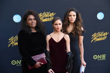 24 Mart 2018 Cumartesi günü Las Vegas 'taki Orleans Resort' ta düzenlenen 33. Yıldız Ödülleri Kırmızı Halı sırasında ünlüler.