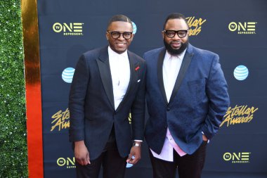 24 Mart 2018 Cumartesi günü Las Vegas 'taki Orleans Resort' ta düzenlenen 33. Yıldız Ödülleri Kırmızı Halı sırasında ünlüler.