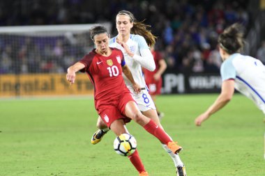 ABD, 7 Mart 2018 tarihinde Orlando City Stadyumu 'ndaki SheBelives Kupası' nda İngiltere ile karşı karşıya geldi..  