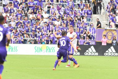 Orlando City, 31 Mart 2018 'de Orlando Florida' daki Exploria Stadyumu 'nda New York Red Bulls' a ev sahipliği yaptı..  