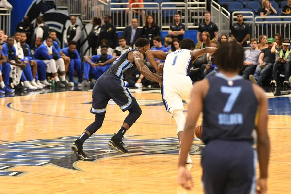 Orlando Magic 10 Ekim 2018 tarihinde Orlando Florda 'daki Amway Center' da Memphis Grizzilies 'e ev sahipliği yaptı..  