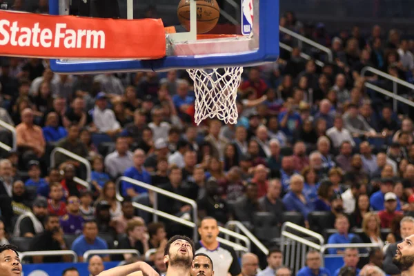 Orlando Magic Host Philadelphia 76Ers Amway Center Στο Ορλάντο Της — Φωτογραφία Αρχείου