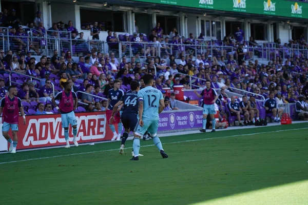 Orlando City Recebe Vancouver Whitecaps Orlando City Stadium Sábado Abril — Fotografia de Stock