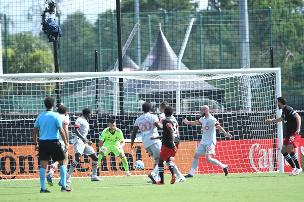 Toronto FC, 13 Temmuz 2020 tarihinde Orlando Florida 'da düzenlenen ESPN Wild World of Sports' ta düzenlenen MLS Back Tournament sırasında D.C. United ile karşı karşıya geldi.. 
