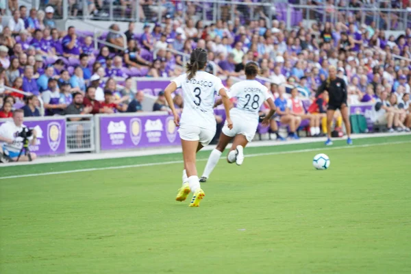 Orlando Pride Värd För Sky Blue Exploria Stadium Lördagen Den — Stockfoto