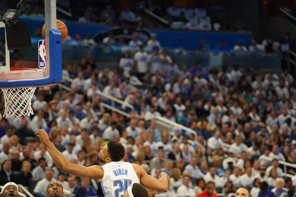 Orlando Magic Hosts Toronto Rapters Během Prvního Kola Play Nba — Stock fotografie