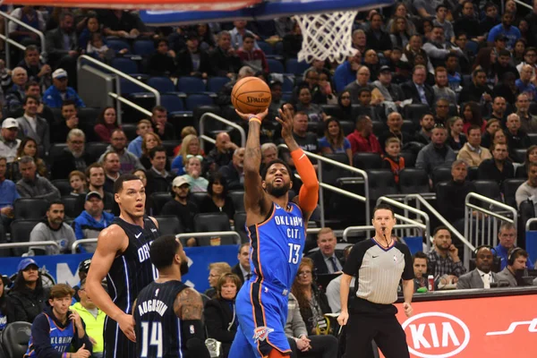 Orlando Magic Hostí Oklahomacity Thunder Amway Center Orlandu Floridě Ledna — Stock fotografie