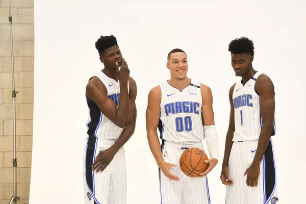 Orlando Magic Host Media Day Amway Center Orlando Florida Στις — Φωτογραφία Αρχείου