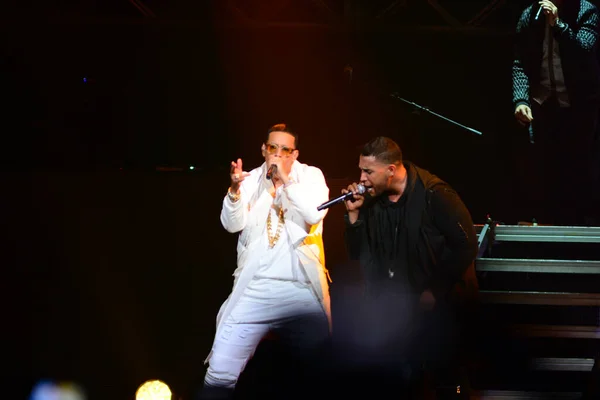 Daddy Yankee Don Omar Concierto Amway Center Orlando Florida Agosto — Foto de Stock