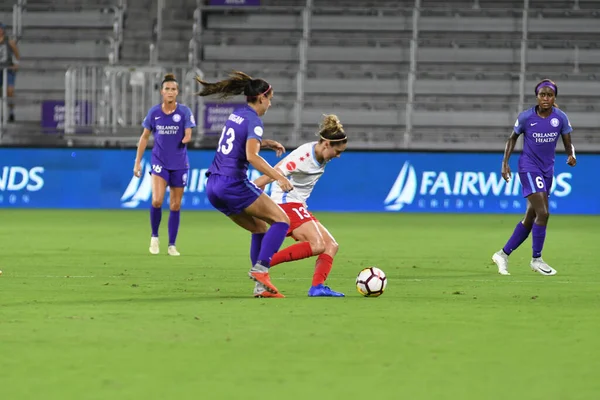 Orland Pride Ospita Chicago Red Stars All Exploria Stadium Agosto — Foto Stock