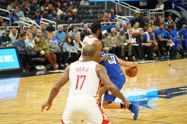 Orlando Magic Hosts Houston Rockets Amway Center Orlando Florida Friday — Stock Photo, Image