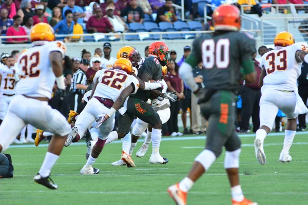 Florida Rattlers Enfrentar Bethune Cookman Wildcats Durig Clássicos Flórida Estádio — Fotografia de Stock