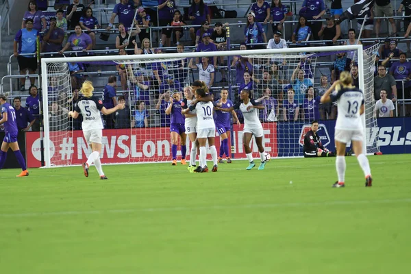 Orlando Pride Accueille North Carolina Courage Stade Exploria Mai 2018 — Photo