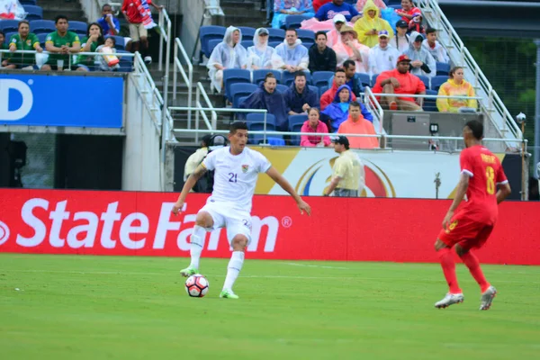 Bolívia Enfrenta Panamá Durante Centenário Americano Copa Orlando Florida Camping — Fotografia de Stock