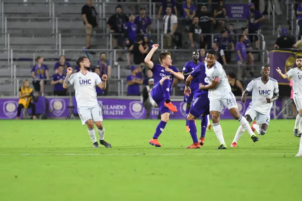 Orlando City Recebe Nova Inglaterra Orlando City Stadium Orlando Quarta — Fotografia de Stock