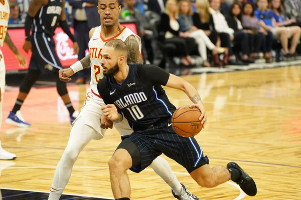 Orlando Magic 30 Aralık 2019 tarihinde Orlando, Florida 'daki Amway Center' da Atlanta Hawks 'a ev sahipliği yaptı.