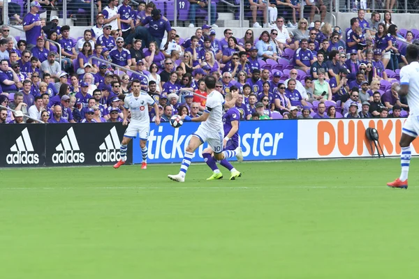 Orlando City Acoge Montreal Impact Orlando City Stadium Orlando Florida —  Fotos de Stock