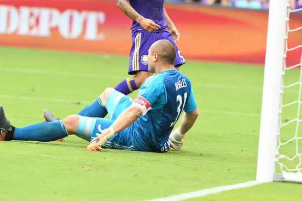 Orlando City Värd För New York Red Bulls Exploria Stadium — Stockfoto