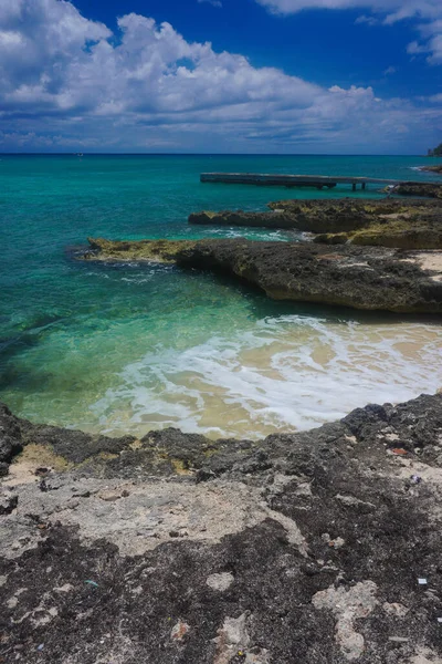 Piękny Widok Jedne Najpiękniejszych Plaż Caymond Island George Town — Zdjęcie stockowe