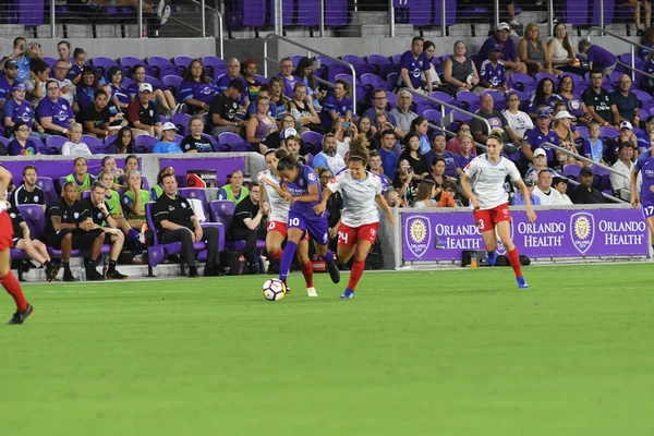 Orland Pride Recebe Chicago Red Stars Exploria Stadium Agosto 2018 — Fotografia de Stock