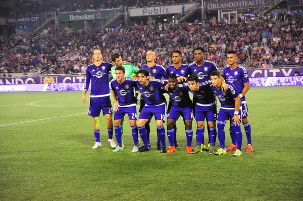 Orlando City Gospodarzem Montreal Impact Camping World Stadium Dniu Października — Zdjęcie stockowe