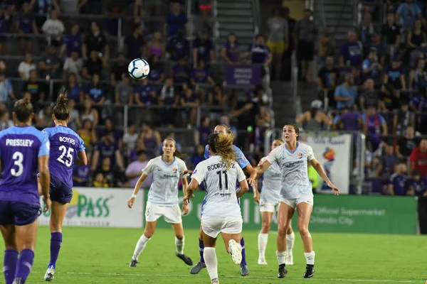 Orlando Pride Gastheer Van Sky Blue Exploria Stadium Zaterdag Juli — Stockfoto