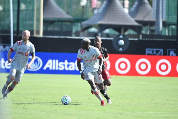 Toronto FC, 13 Temmuz 2020 tarihinde Orlando Florida 'da düzenlenen ESPN Wild World of Sports' ta düzenlenen MLS Back Tournament sırasında D.C. United ile karşı karşıya geldi.. 