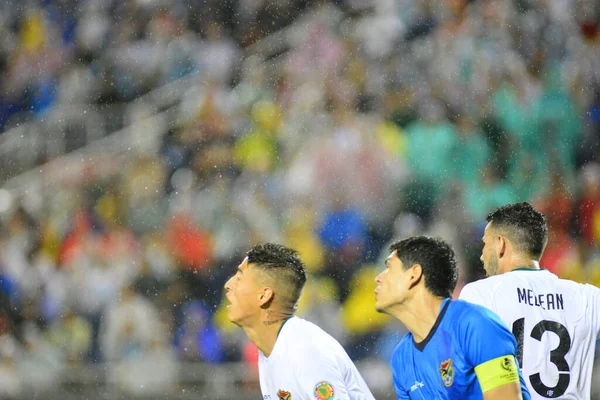 Bolivia Enfrenta Panamá Durante Copa American Centenario Orlando Florida Camping —  Fotos de Stock