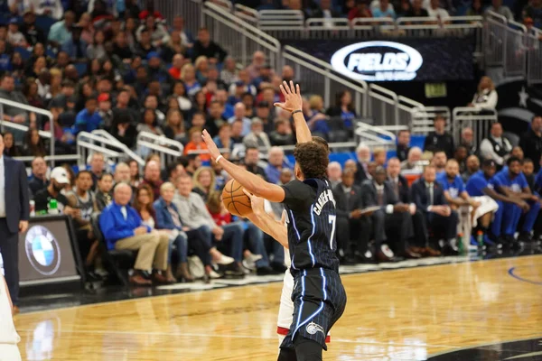 Orlando Magic Hospeda Miami Heat Amway Center Orlando Florida Sábado — Fotografia de Stock