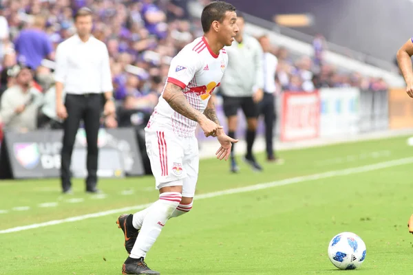 Orlando City Recebe New York Red Bulls Exploria Stadium Orlando — Fotografia de Stock