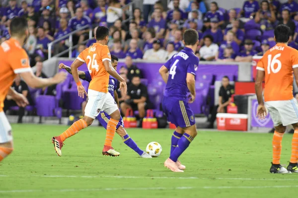 Orlando City SC, 22 Eylül 2018 'de Florida Exploria Stadyumu' nda Houston Dynamo 'yu ağırladı..