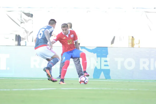 Costa Rica Affronta Paraguay Durante Centenario Della Copa America Camping — Foto Stock