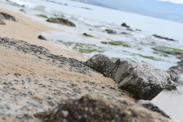 Vackra Klippor Vid Stranden — Stockfoto