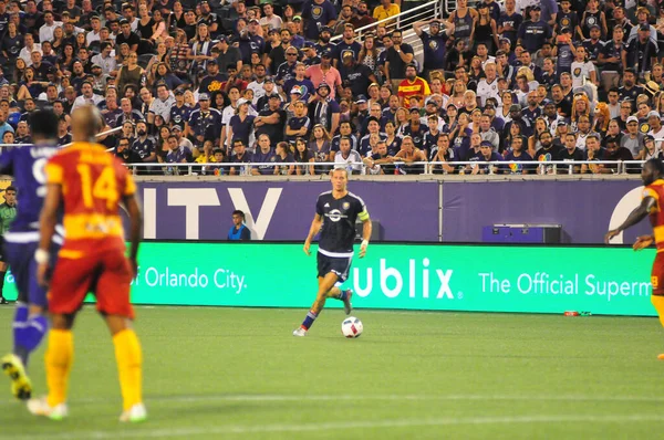 Orlando City Hostí Fort Lauderdale Strikers Stadionu Camping World Stadium — Stock fotografie