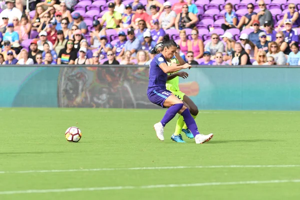 Orlando Pride Ist Juli 2018 Gastgeber Des Seattle Reign Exploria — Stockfoto