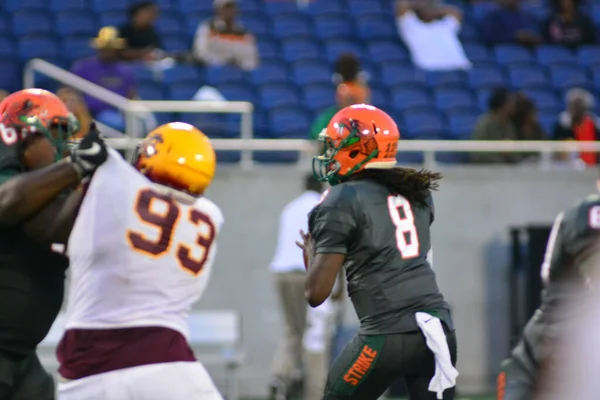 Florida Rattlers Zmierzą Się Bethune Cookman Wildcats Durig Florida Classics — Zdjęcie stockowe