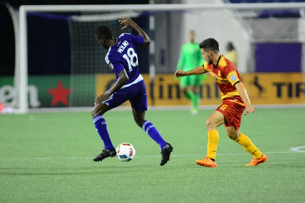 Orlando City SC, 29 Haziran 2016 'da Orlando Florida' daki Kamp Dünyası Stadyumu 'nda Fort Lauderdale Strikers' a ev sahipliği yaptı..