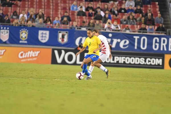 Shebelieves Cup Finale Met Usa Brazilië Raymond James Stadium Tampa — Stockfoto