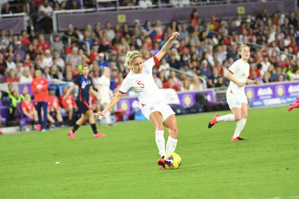 5 Mart 2020 'de Orlando Florida' daki Exploria Stadyumu 'nda düzenlenen 2020 SheBelieves Kupası' nda ABD - İngiltere Karşılaşması 
