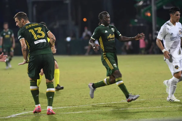 Galaxy Enfrenta Portland Timbers Durante Mls Back Tournament Espn Wild — Fotografia de Stock