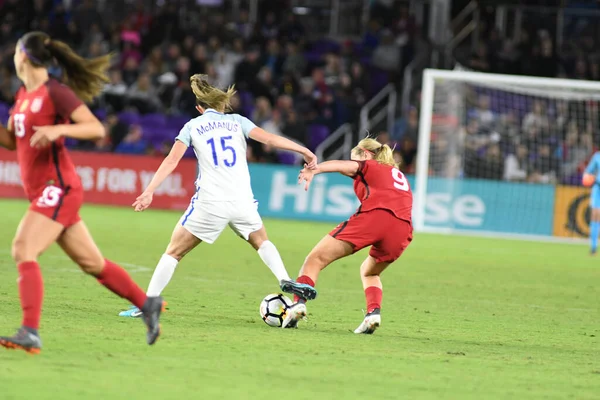 ABD, 7 Mart 2018 tarihinde Orlando City Stadyumu 'ndaki SheBelives Kupası' nda İngiltere ile karşı karşıya geldi.. 