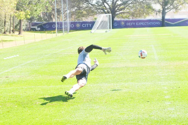 Orlando City Host Media Day Lake Sylvian Park Sanford Florida — Stock fotografie