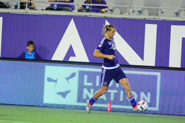 Orlando City Hospeda Fort Lauderdale Strikers Estádio Mundial Camping Orlando — Fotografia de Stock