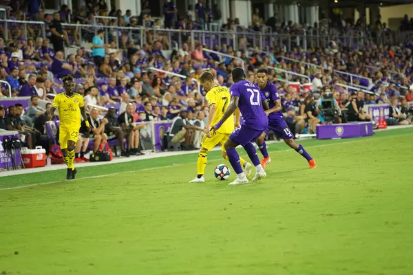 Orlando City Host Columbus Crew Het Orlando City Stadium Juli — Stockfoto