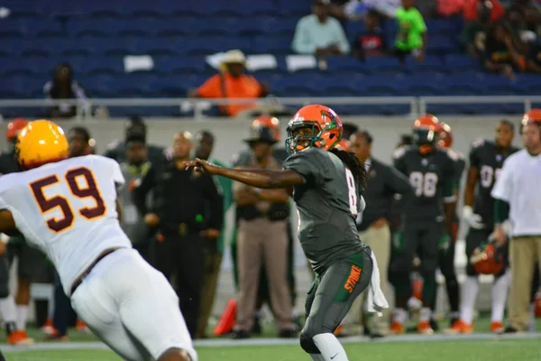 Florida Rattlers Enfrentan Bethune Cookman Wildcats Durante Los Clásicos Florida —  Fotos de Stock