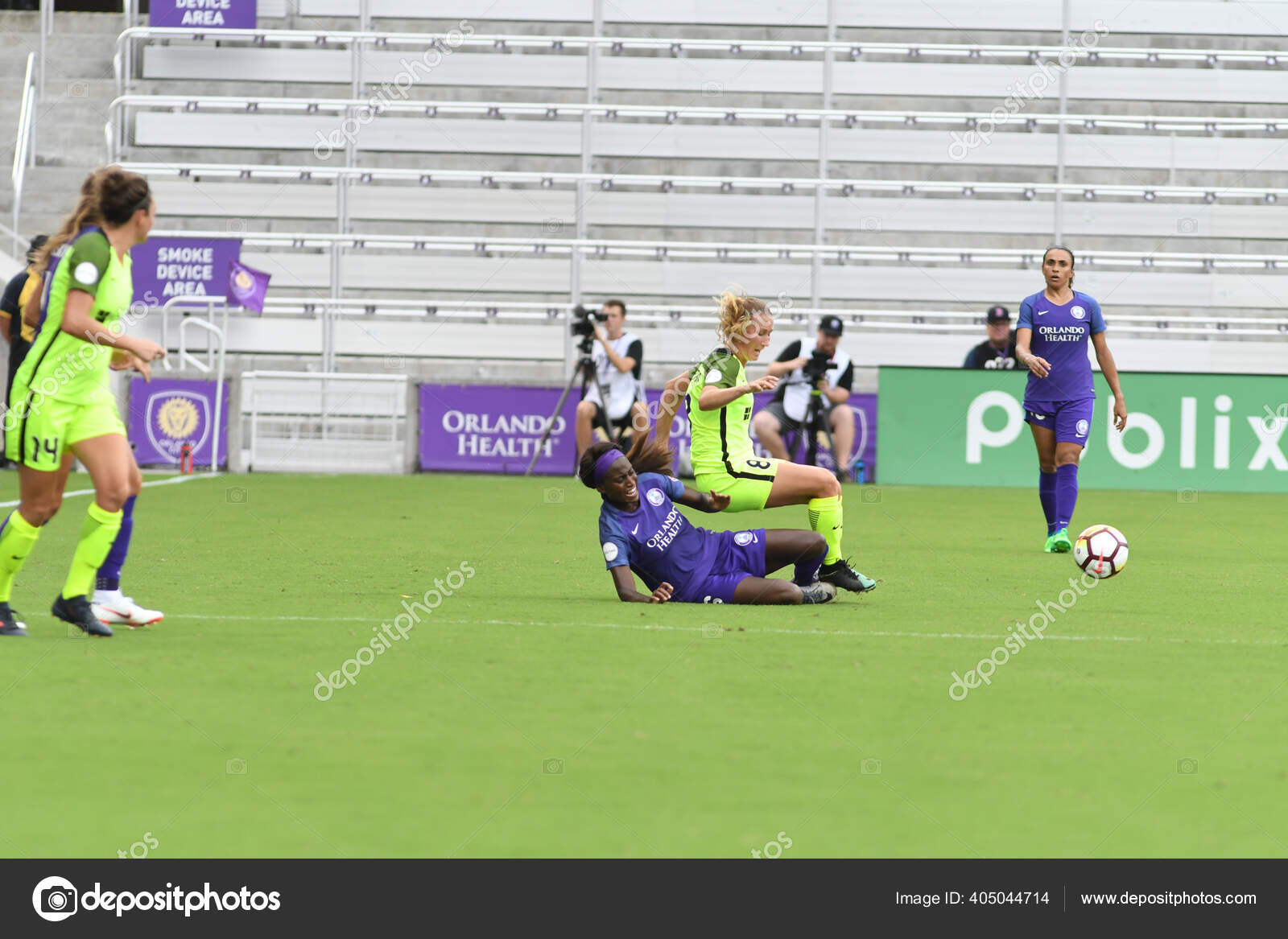 Orlando Pride Hosts Seattle Reign Exploria Stadium Orlando Florida July ...