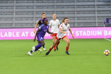 Orland Pride, 25 Ağustos 2018 'de Orlando Florida' daki Exploria Stadyumu 'nda Chicago Red Stars' a ev sahipliği yapıyor..  