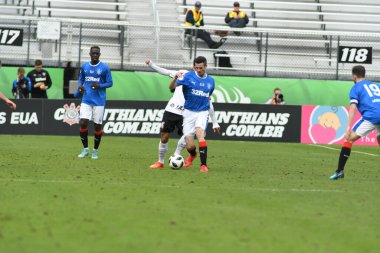 13 Ocak 2018 'de Orlando Florida' daki Spektrum Stadyumu 'nda düzenlenen Florida Kupası' nda Korucular Corinthianlara karşı..