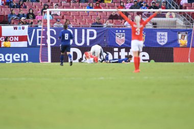 Japonya, İngiltere 'ye karşı Raymond James Stadyumu' nda 5 Mart 2019 'da Tampa Florida' da. 